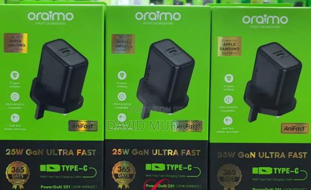 Oraimo Powergan 251 Ocw-5251ucc *25w Gan Ultra Fast*