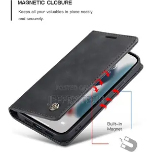 Chocoyi Leather Case for iPhone 13 Mini, Protective Pu Leather Wallet