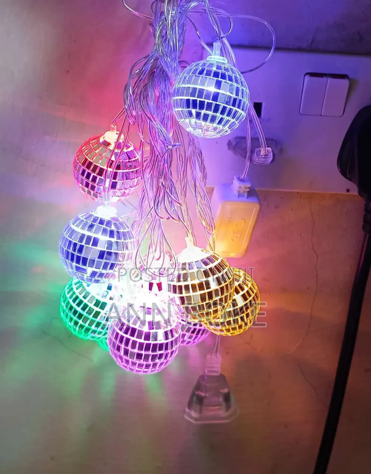 *4.5 MTRS Long 10 Mirror Ball Lights