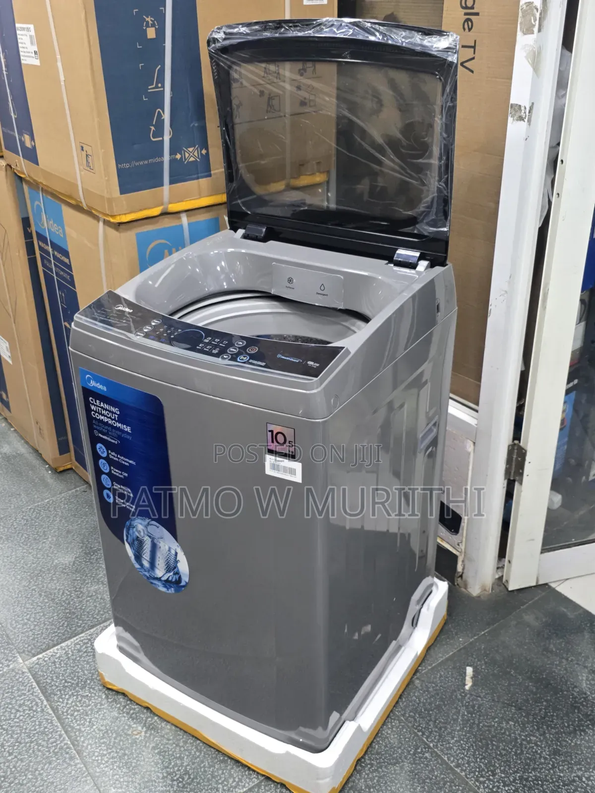 Midea Washing Machine 10.5kg Top Load Full Automatic Ma200w105/G