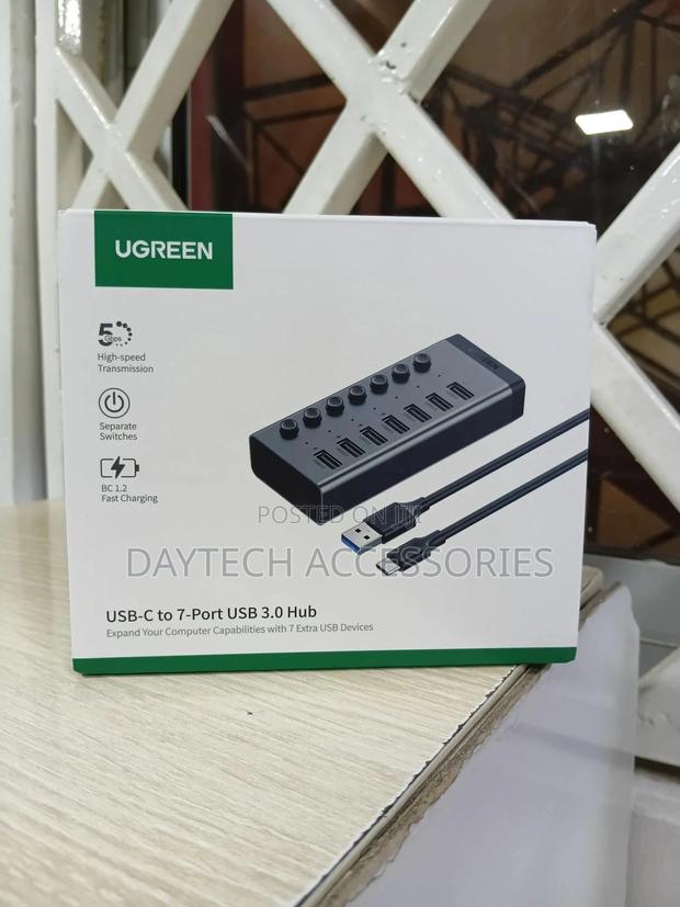 Ugreen 7-Port Powered Usb 3.0 Hub – Cm481 / Ug-90306 - thumbnail 2