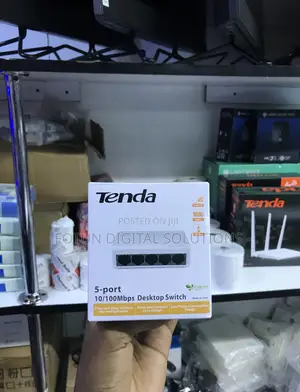 Tenda 5-Port Ethernet Switch - Stable Wired Connection for Gaming