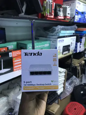 Tenda 5-Port Desktop Switch - For Soho Small Business
