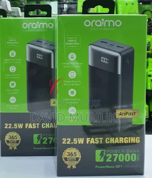 Oraimo Powernova Qf1 Opb-7270q *27000mah 22.5w* Power Bank