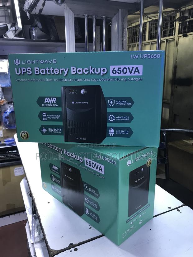 Lightwave 650va Ups - Surge Protection + Battery Backup - main view