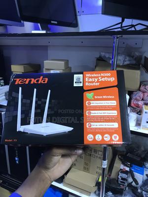 Tenda F3 N300 Router - Basic Home Wifi 300mbps - thumbnail 2