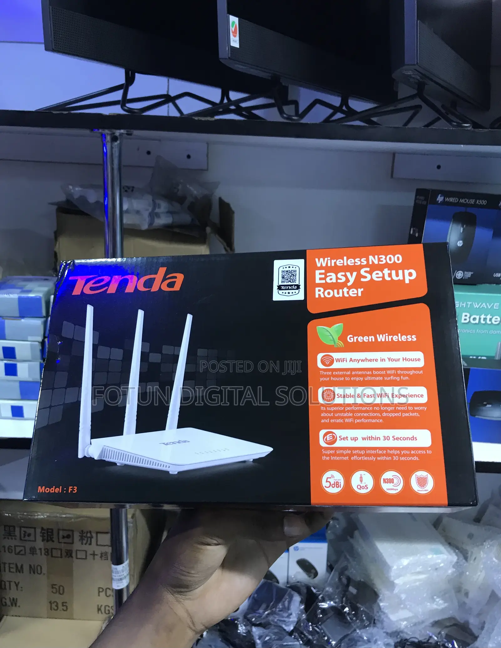 Tenda F3 N300 Wireless Router - Budget-Friendly Wifi