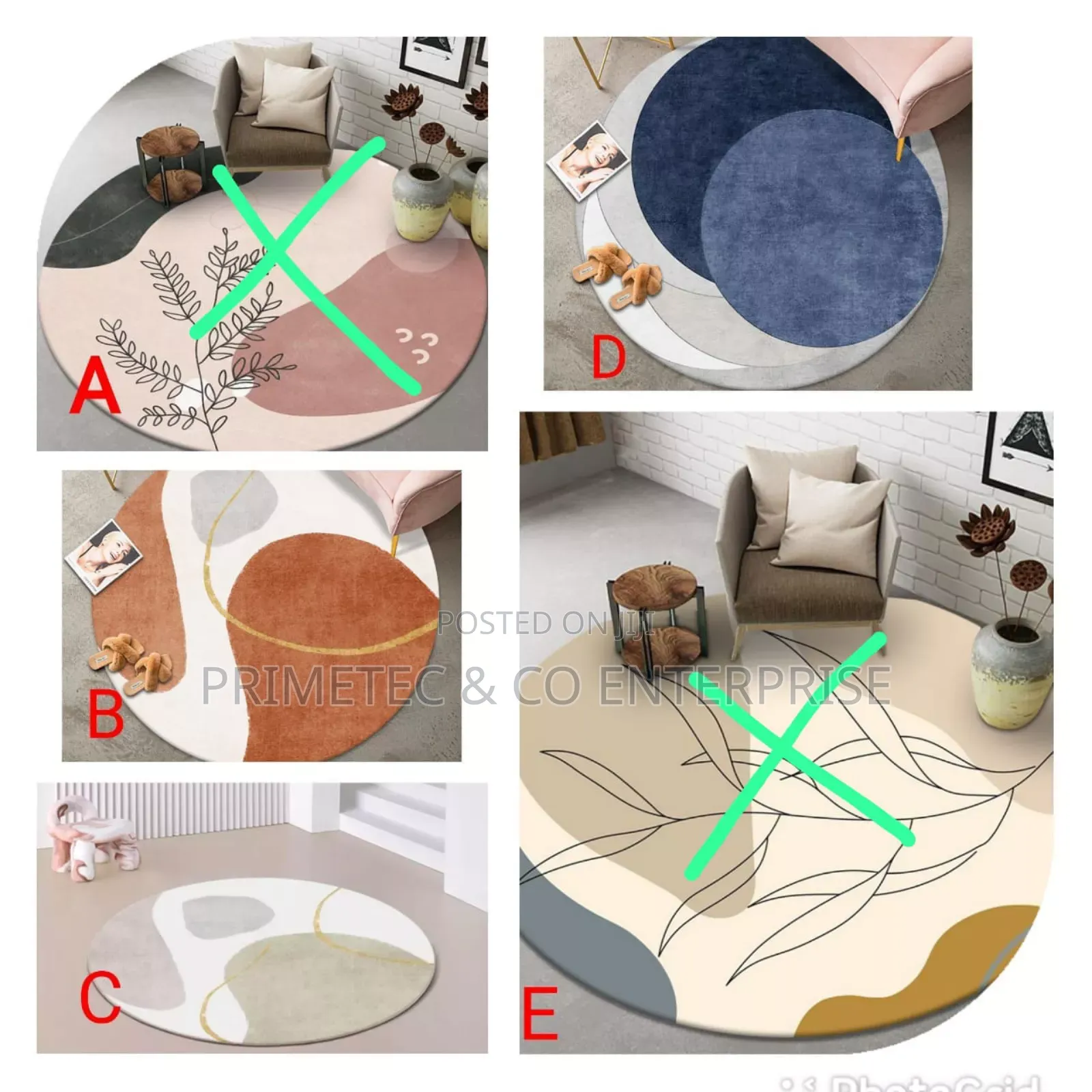 Modern Minimalist Round Rugs