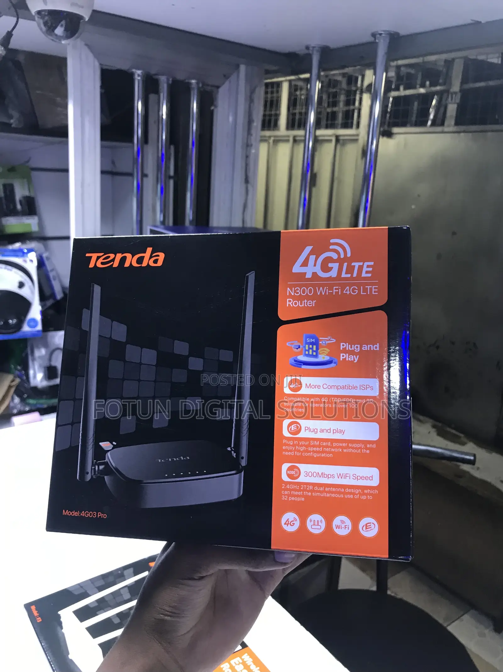 Tenda 4g03 Pro Gaming Router - Low Latency 4g for Gaming