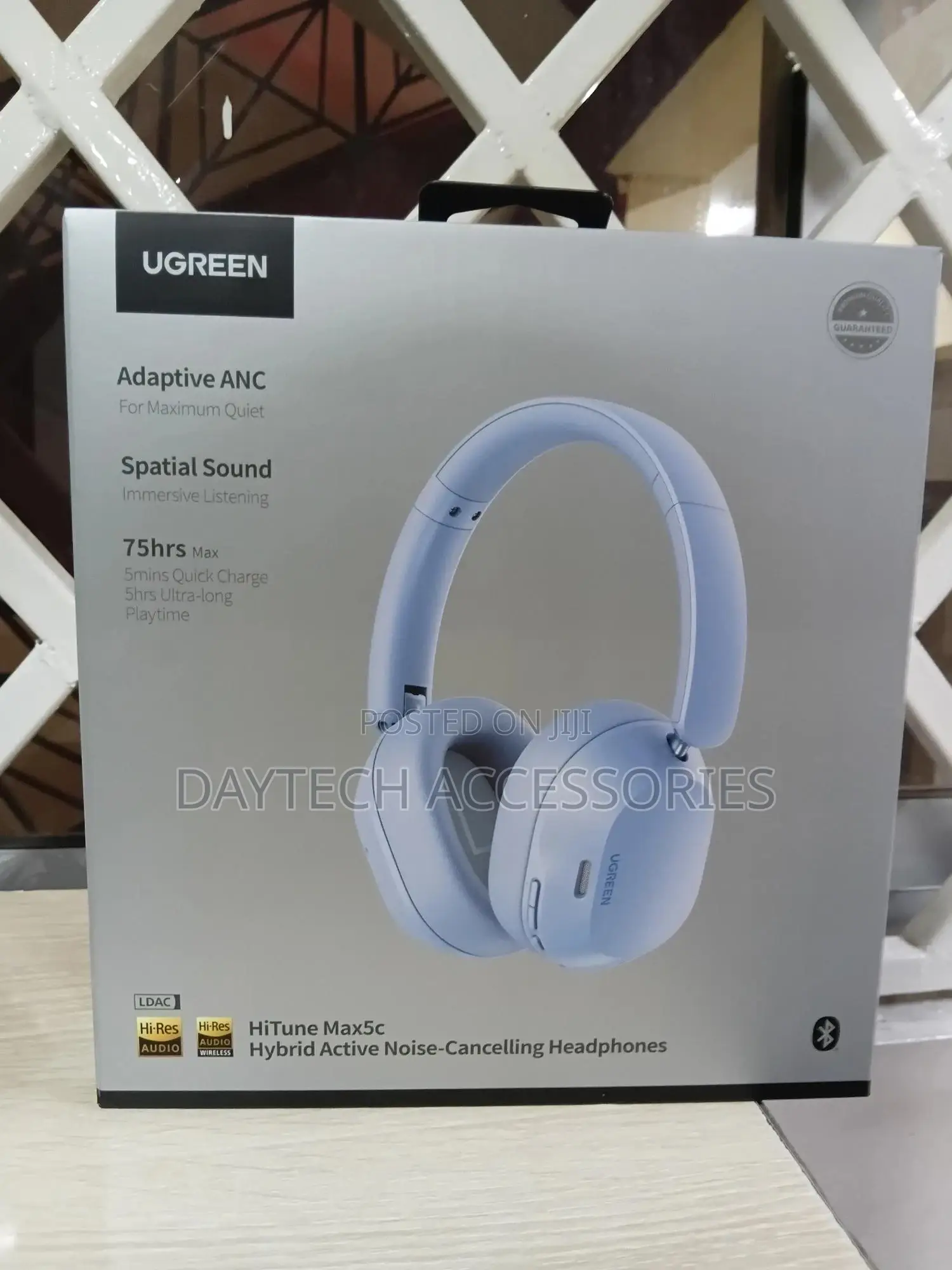 Ugreen Hitune Max5c Anc Wireless Bluetooth 5.4 Headphones.
