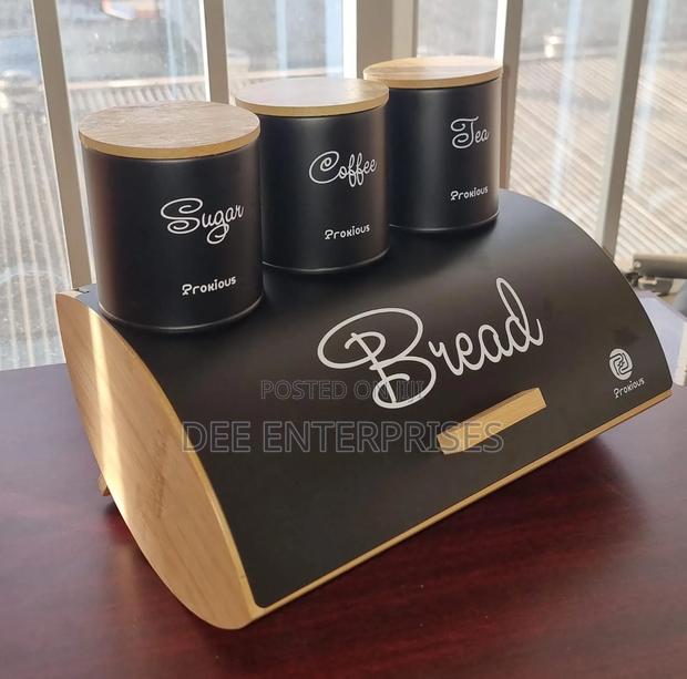 35cmx25cm Hemisphere Bamboo Bread Bin - main view