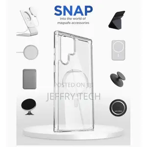 Case Compatible With Samsung Galaxy S22 Ultra Wireless Magnetic Chargi