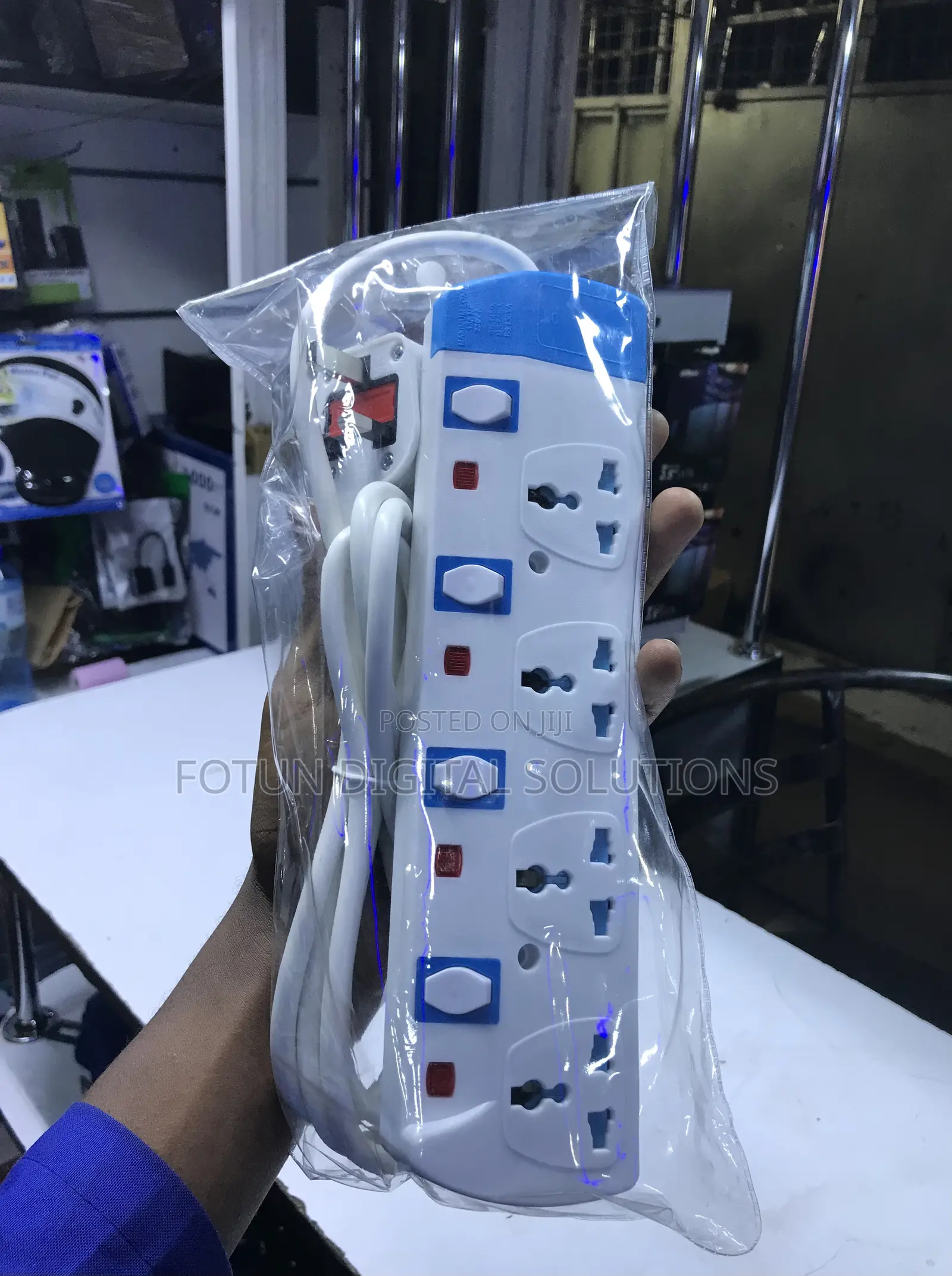 4-port Power Extension - Desk Office Power Strip