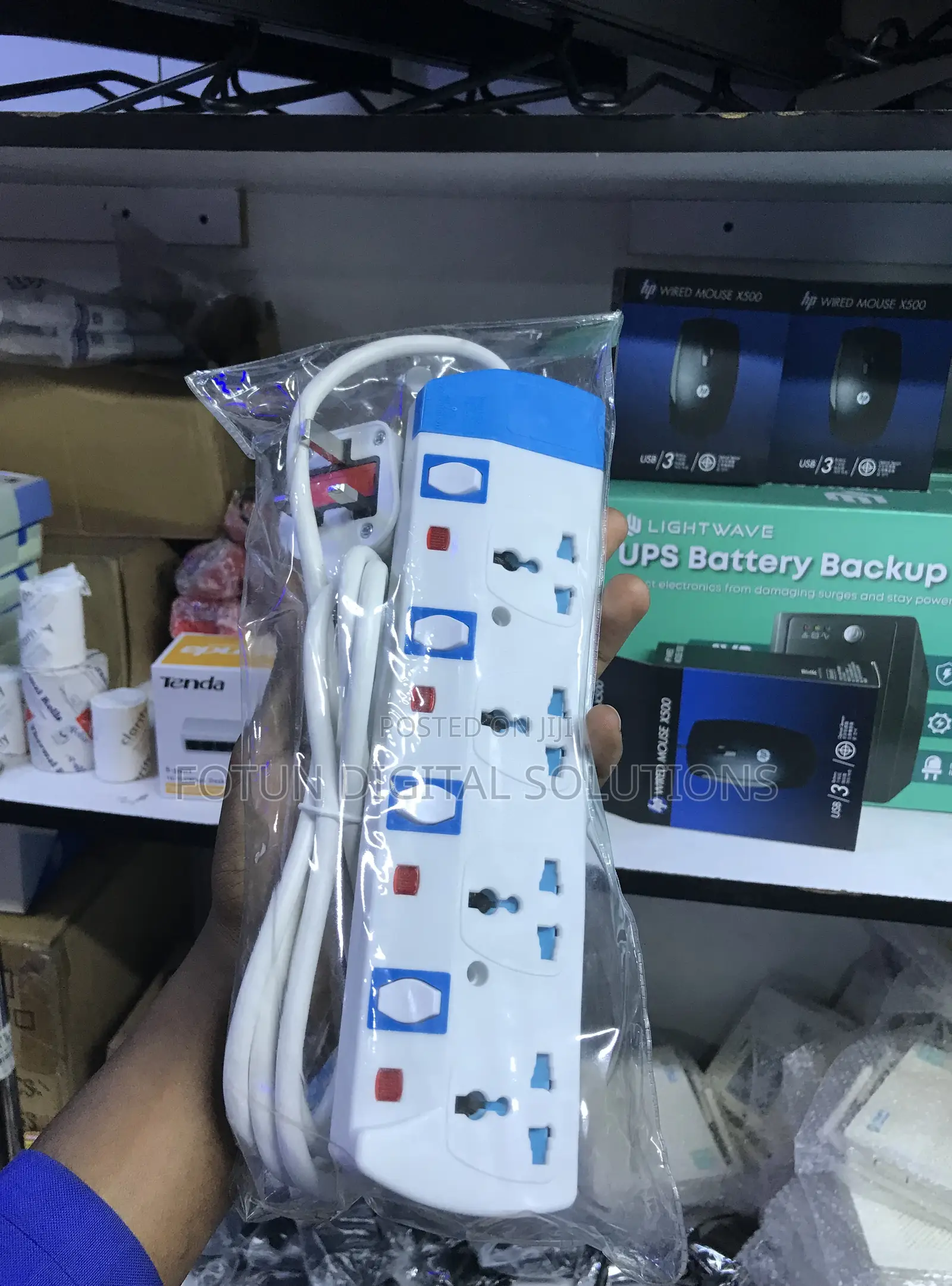 Heavy-duty 4-port Power Extension - For Workshop Garage