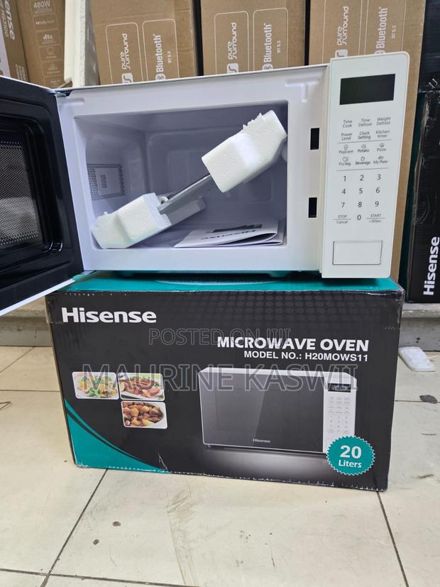 Hisense 20 Liters Microwave Oven-White - thumbnail 2