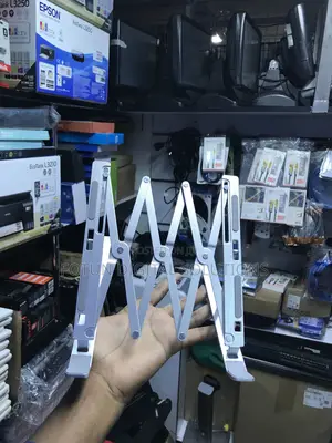 Foldable Aluminium Laptop Stand - Ergonomic Adjustable Height