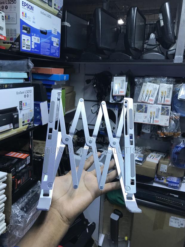 Foldable Aluminium Laptop Stand - Ergonomic Adjustable Height