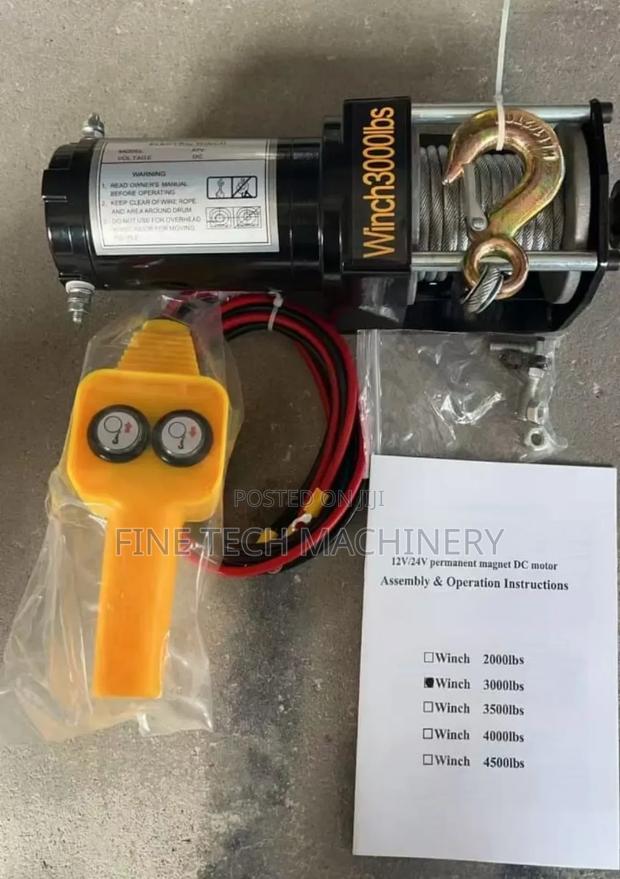 Heavy Duty Electric Winch With Wire Control