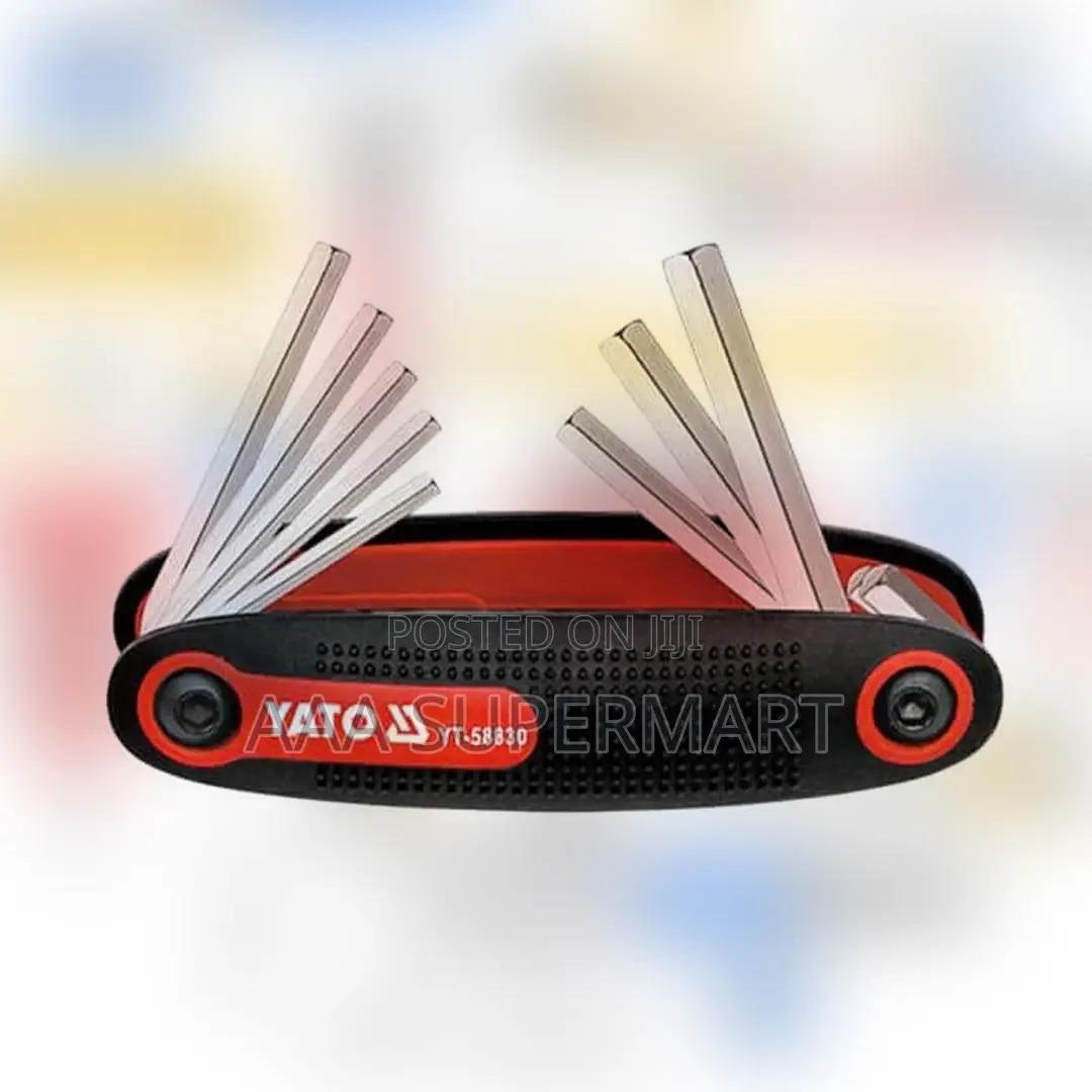 Yt-58830 Folding Hex Key 8pcs Set