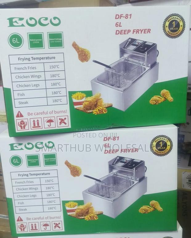 6 Litres Ecco Single Deepfryer