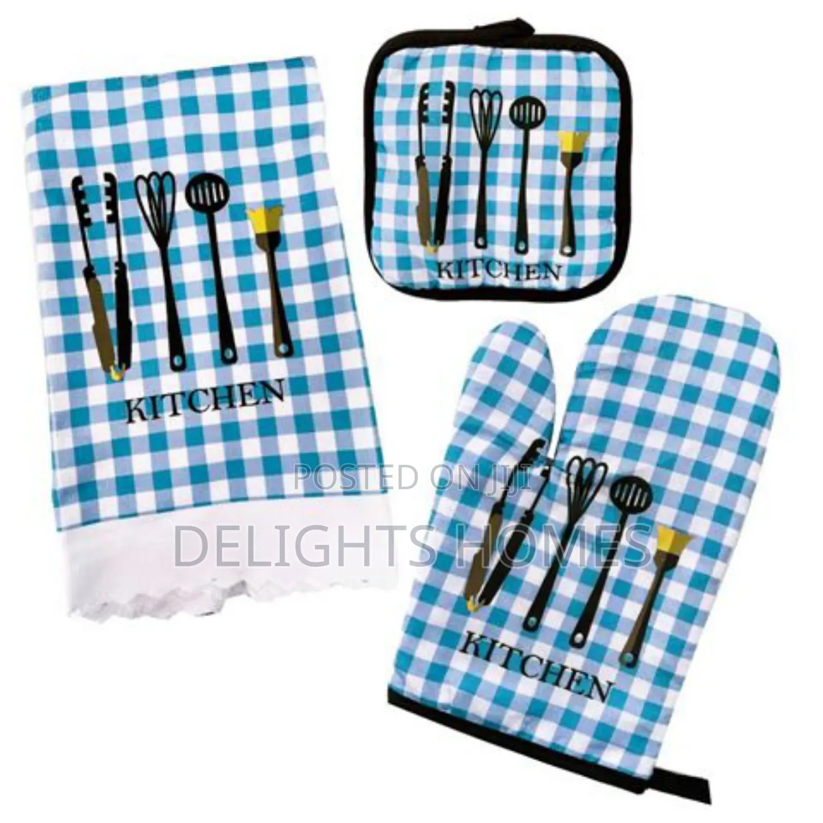 3pcs Kitchen Glove Set_haw
