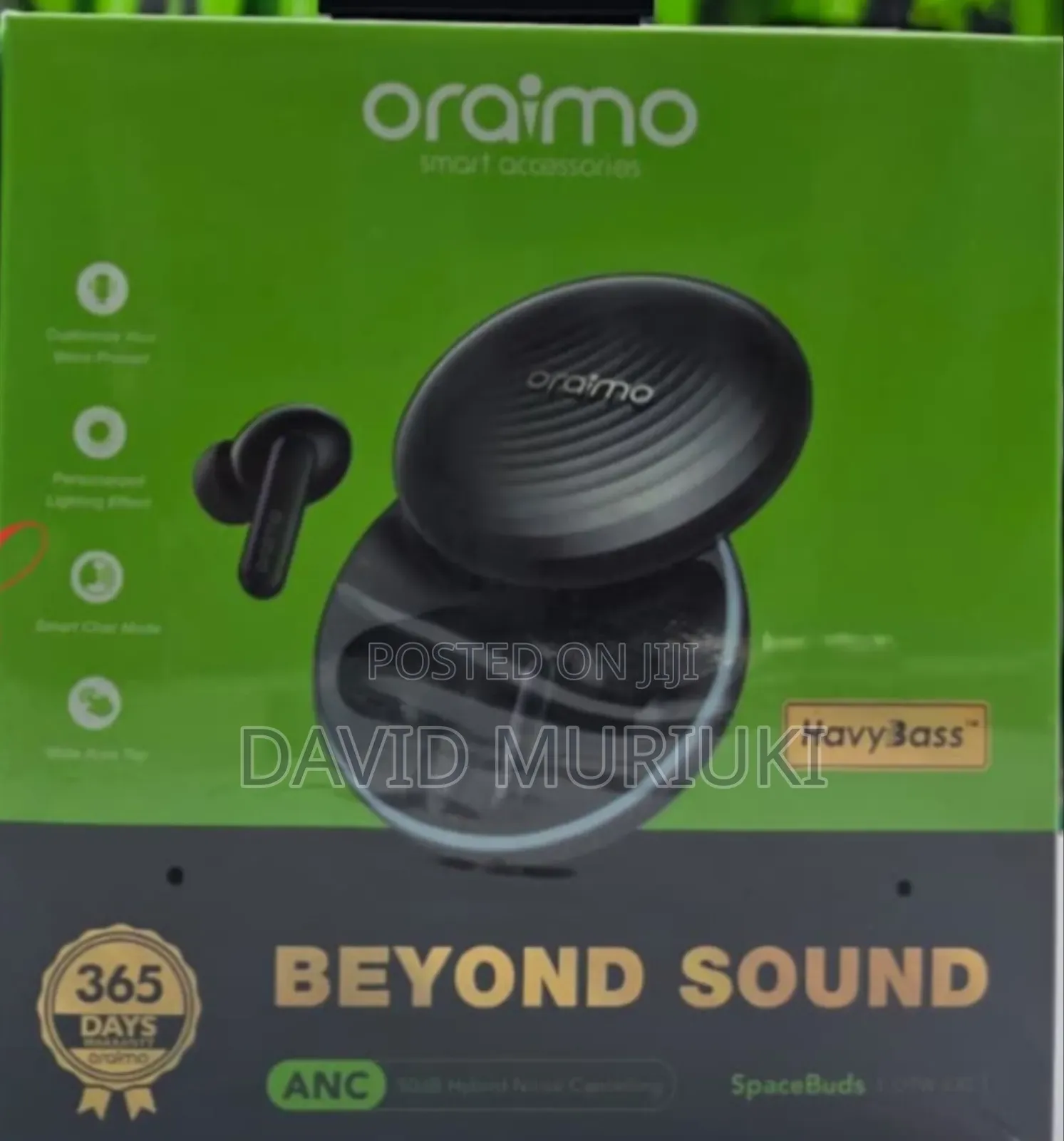 Oraimo Spacebuds Otw-630 Anc 50db Hybrid Noice Cancelling