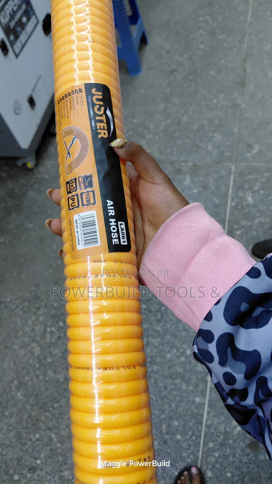 Juster Air Hose Spiral Flexible 10m