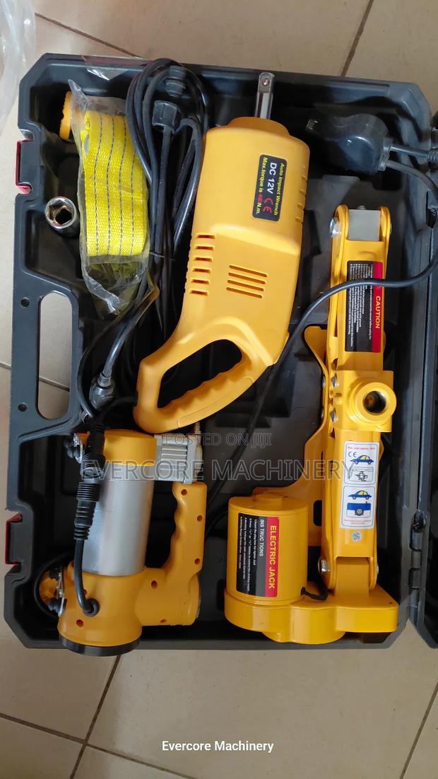 12v Multi-Function Electric Car Jack Impact Wrench Kit
Rescue Tool - thumbnail 3