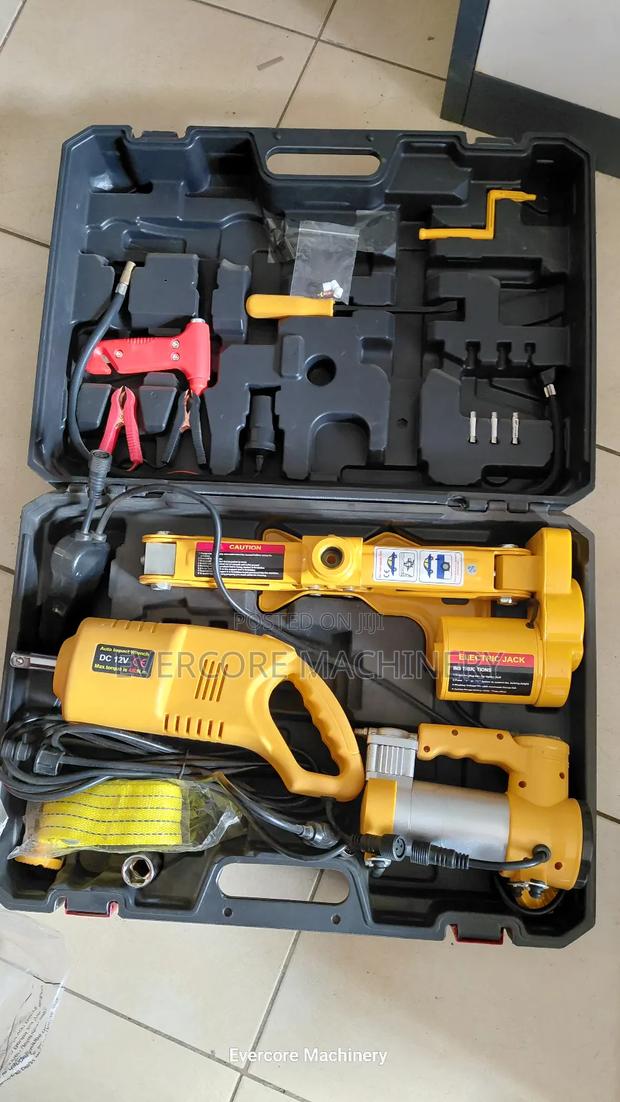 12v Multi-Function Electric Car Jack Impact Wrench Kit
Rescue Tool - thumbnail 4