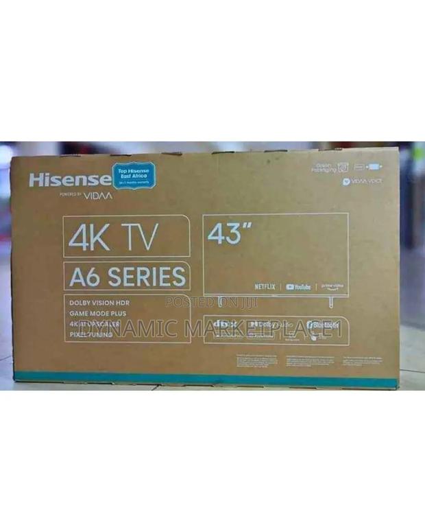 Immersive Hisense 43" Smart Uhd Frameless A6 Series Tv