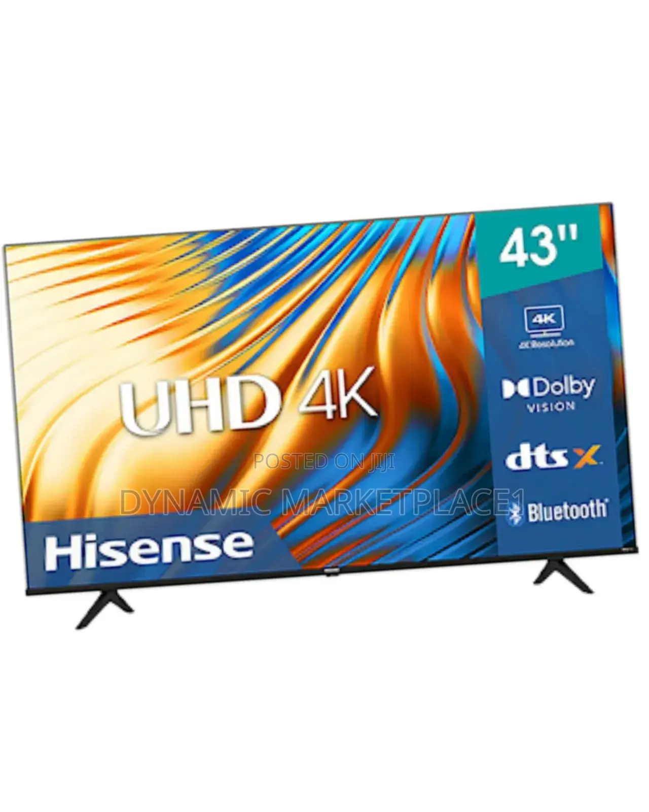 Immersive Hisense 43" Smart Uhd Frameless A6 Series Tv