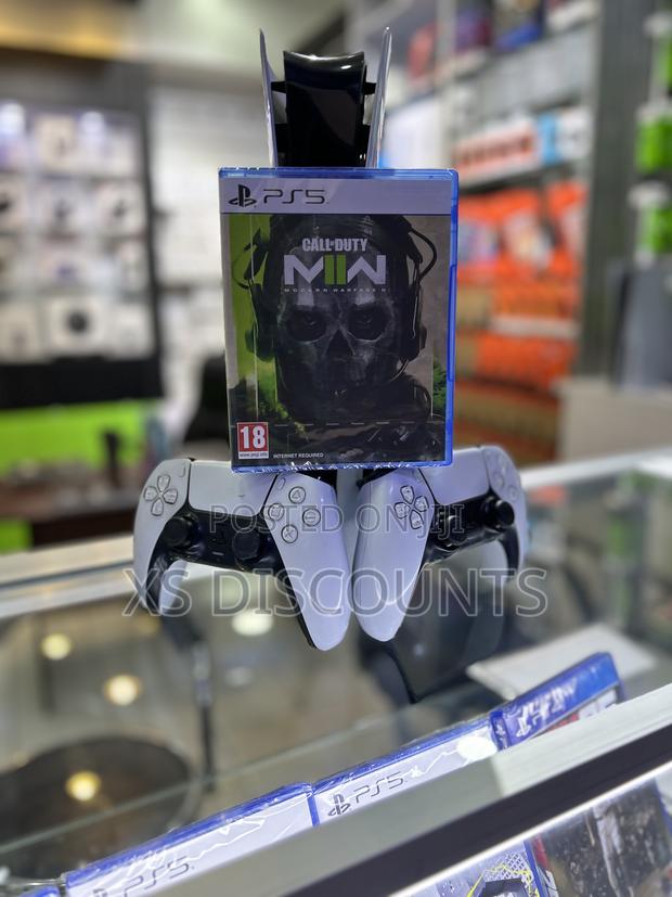 Used Playstation 5 Slim With 2 Controllers and Modern Warfare 2 Bundle - main view