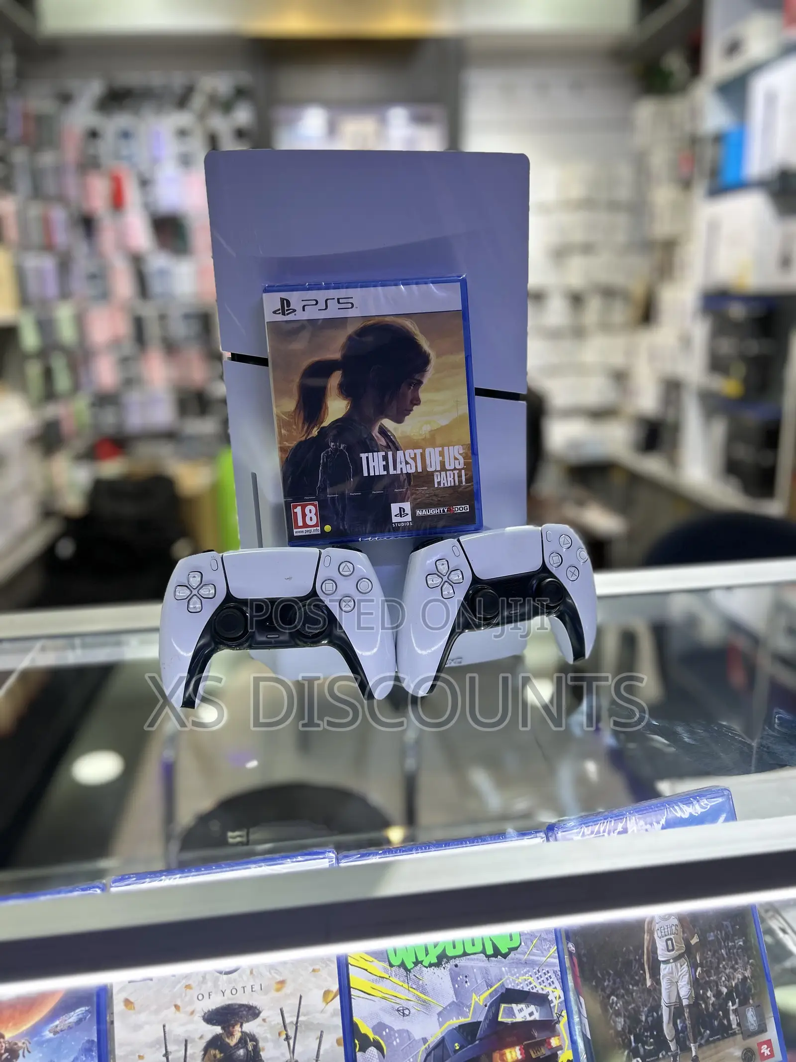 Used Playstation 5 With 2 Controllers and the Last of Us 1 Bundle