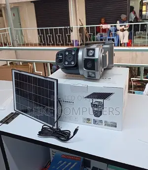 V380 Dual Lens 4g Solar Camera 6mp Battery Powered