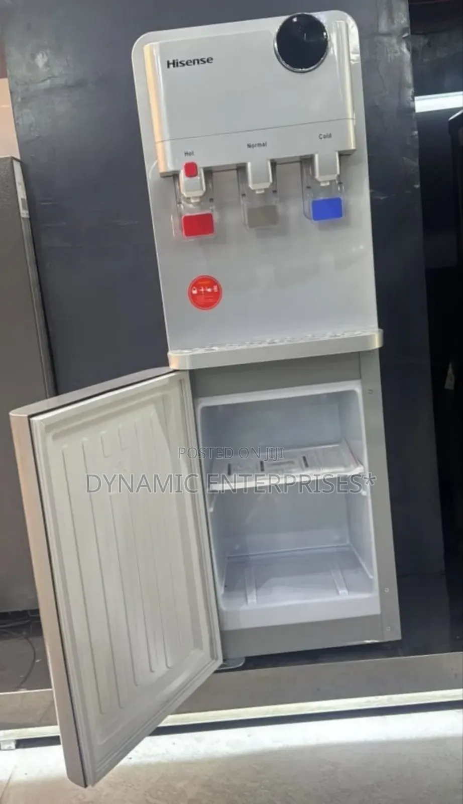 Hisense Water Dispenser Silver Hot, Normal Cold 
With Compressor