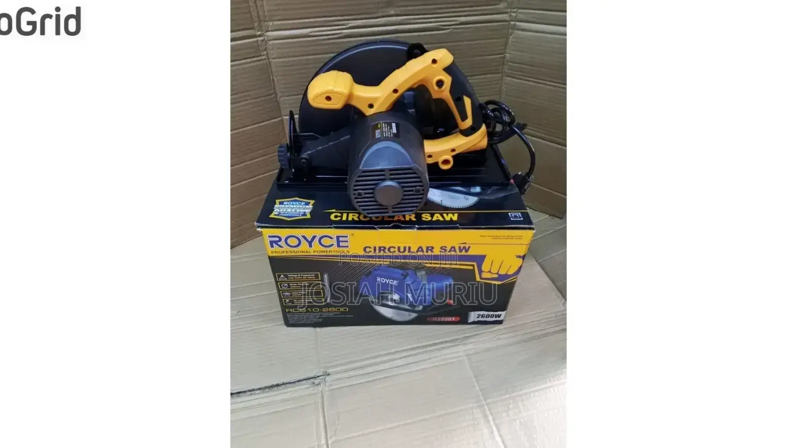 Royce Professional Wood Cutting Circular Saw 10inch 2600watts