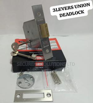 Union 3-Lever Mortice Deadlock. - main view