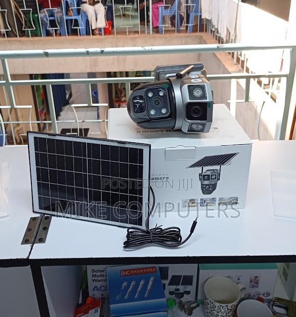 Solar Powered 4g Sim Dual Lens Outdoor PTZ Network Camera - main view