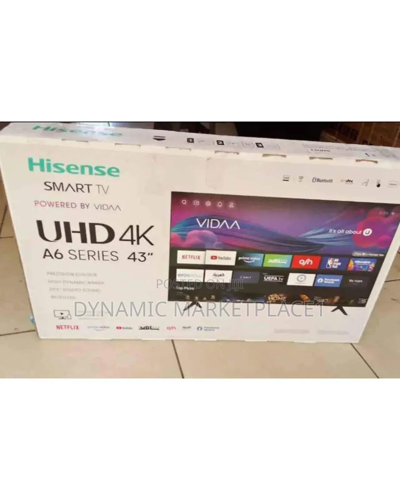 Hisense 43" Qled Smart Frameless Tv