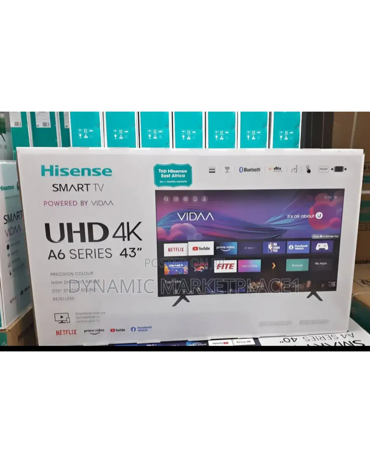 Hisense 43" Qled Smart Frameless Tv