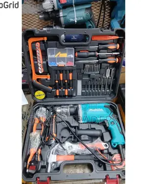 Professional Corded Drill Multi-Tool Kit in Carry Case
