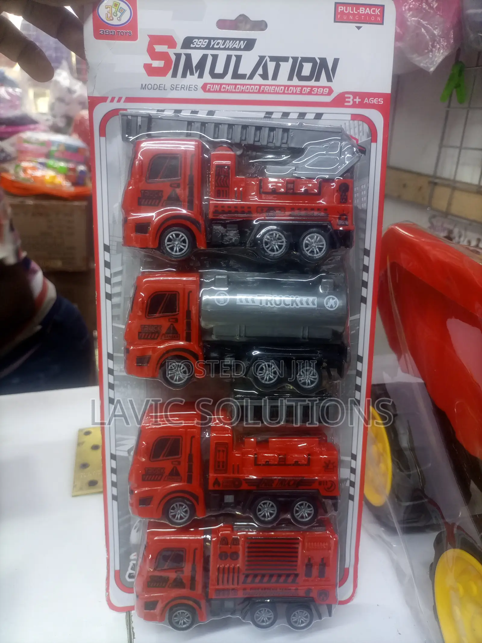 Fire Truck Toys Set