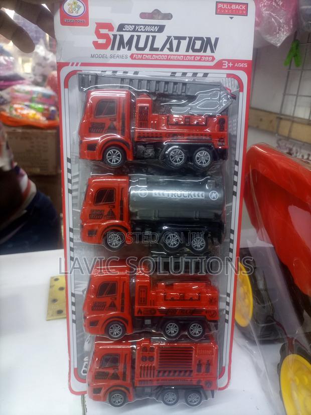 Fire Truck Toys Set - main view