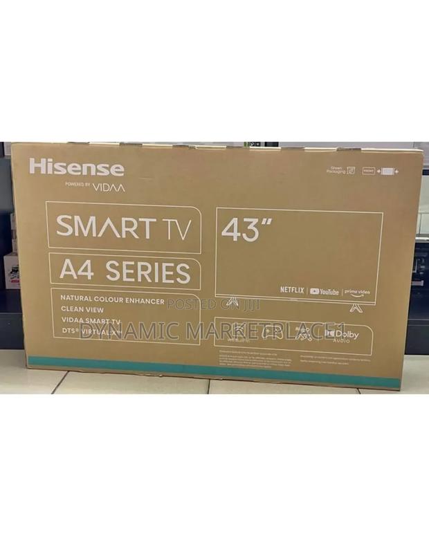 Brand New Hisense 43" Smart Frameless Led Tv (A4 Series)