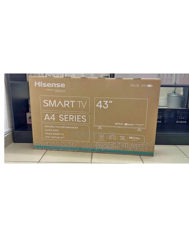 Brand New Hisense 43" Smart Frameless Led Tv (A4 Series) - thumbnail 2