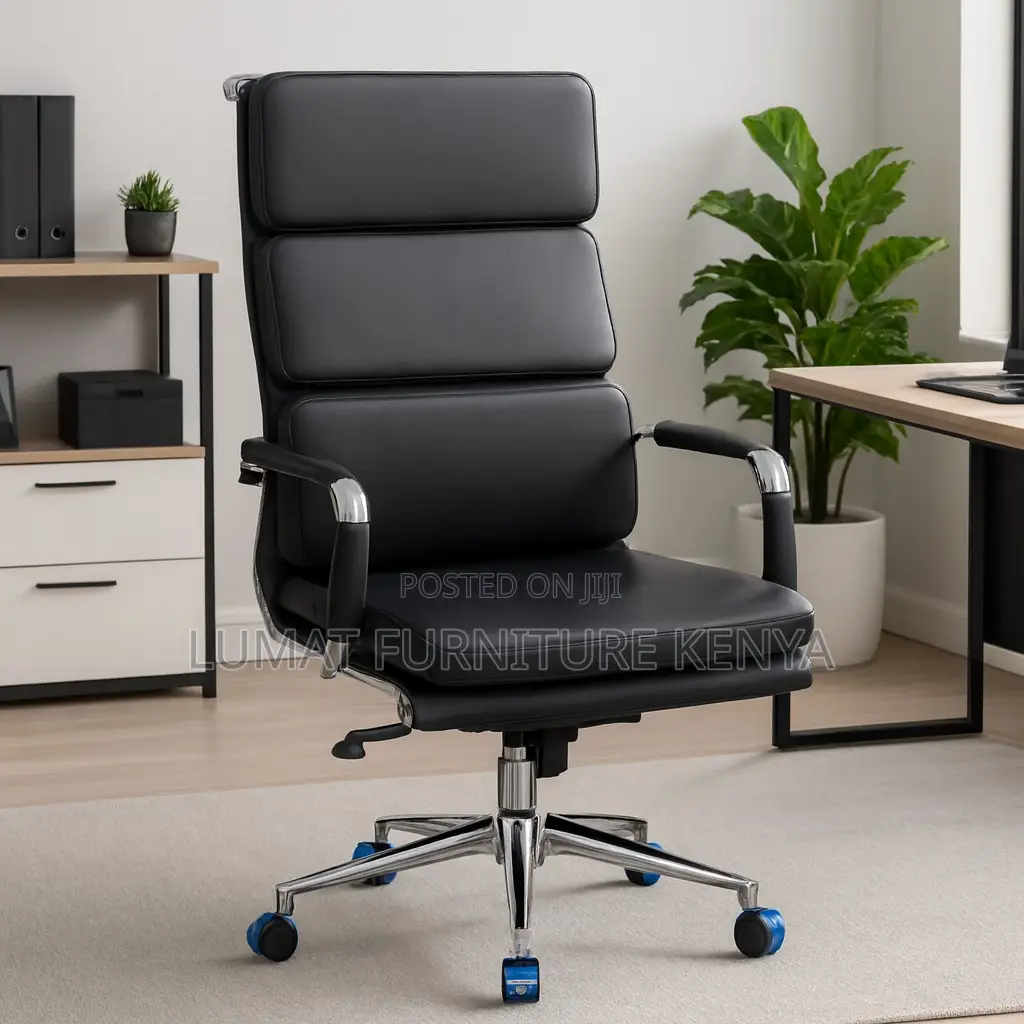 Leather Receptionist Seat – Stylish, Comfortable Professional