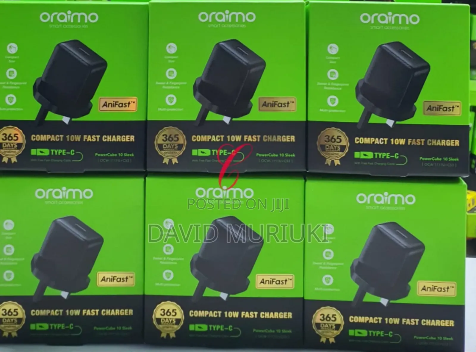 Oraimo Powercube 10 Sleek Ocw-1111u *10w* Chargers;