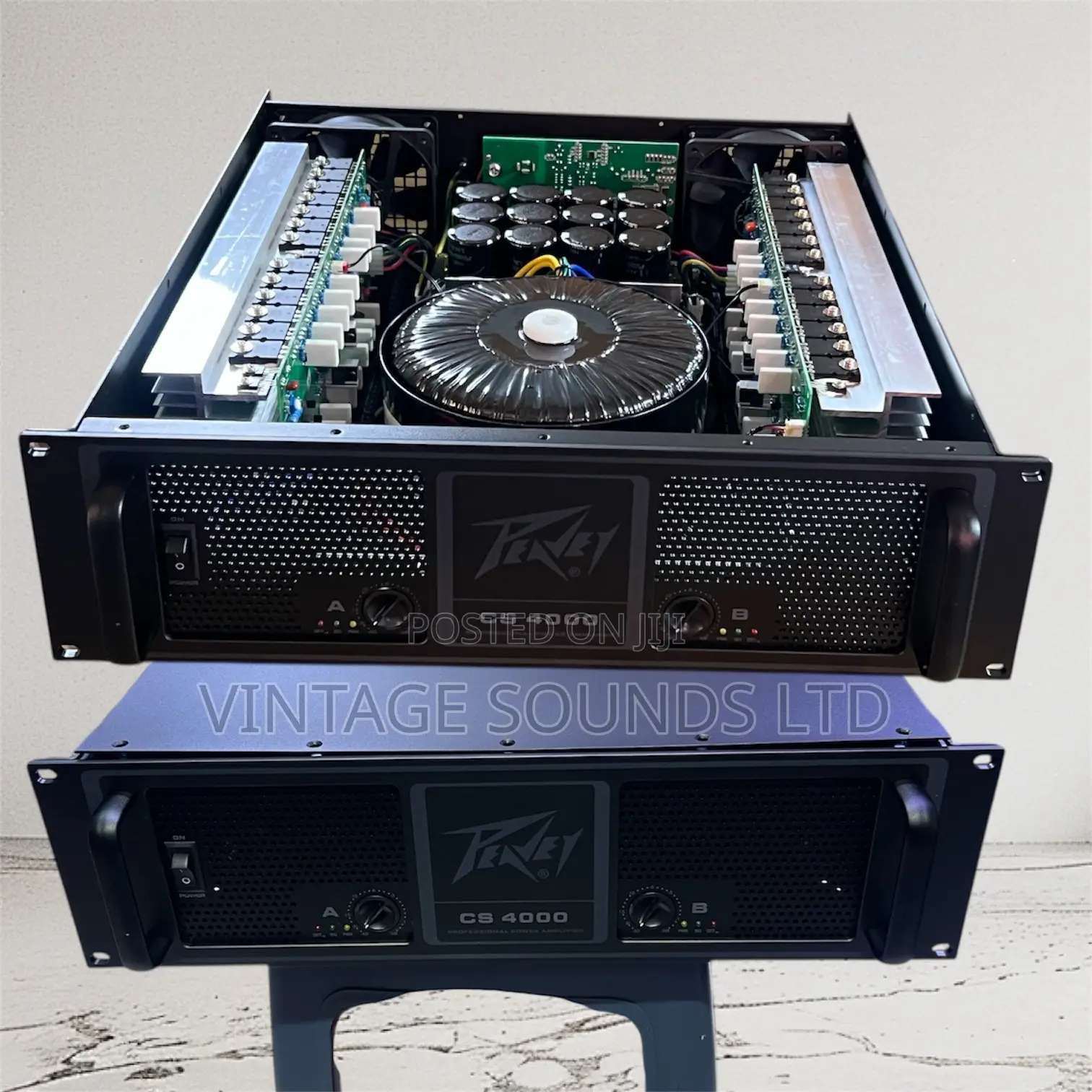 Original Peavey Cs4000 Power Amplifier 4000w 48 Transistors