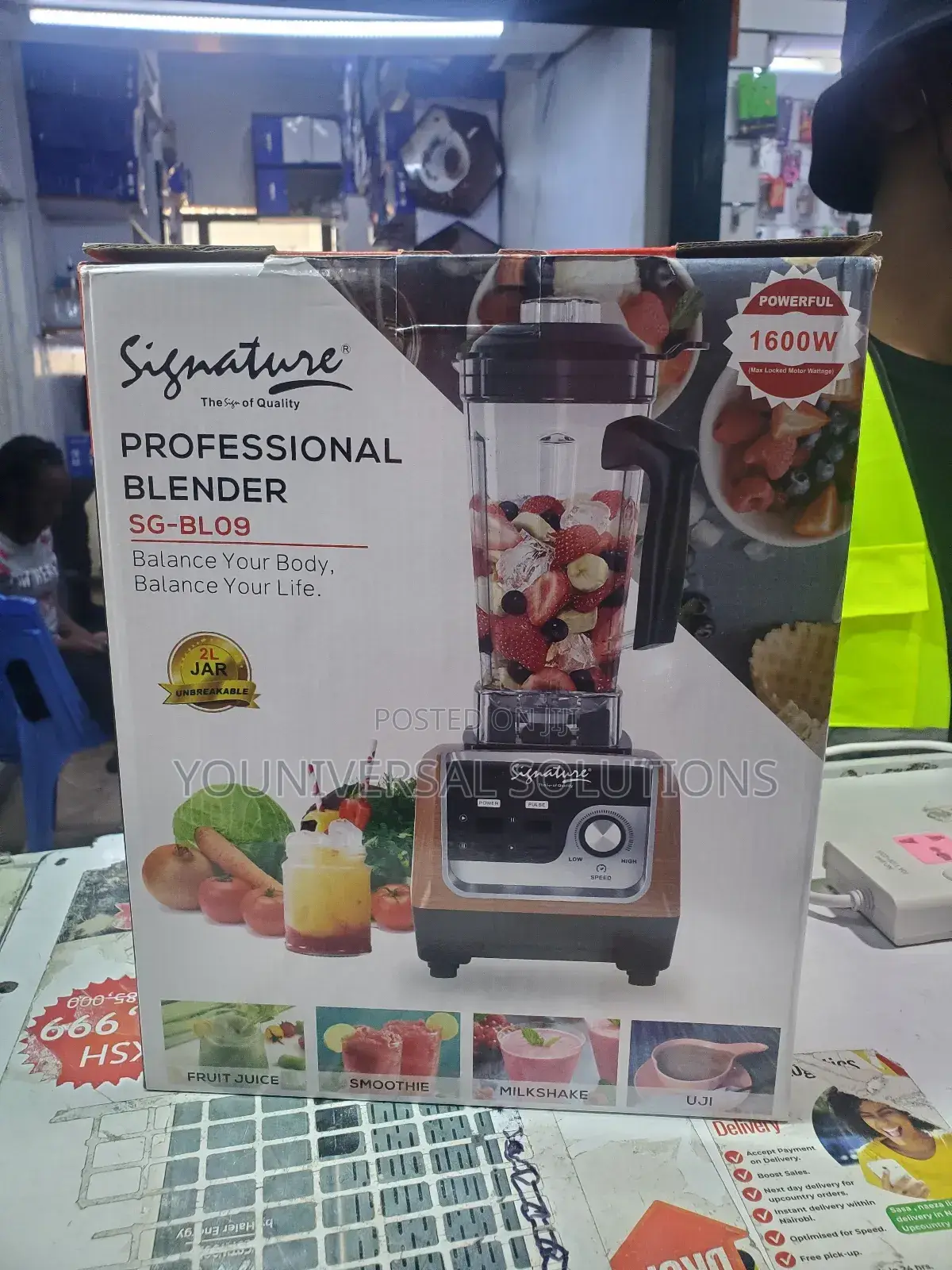 1600 Watts Signature Commercial Blender With 5 Litres Jar