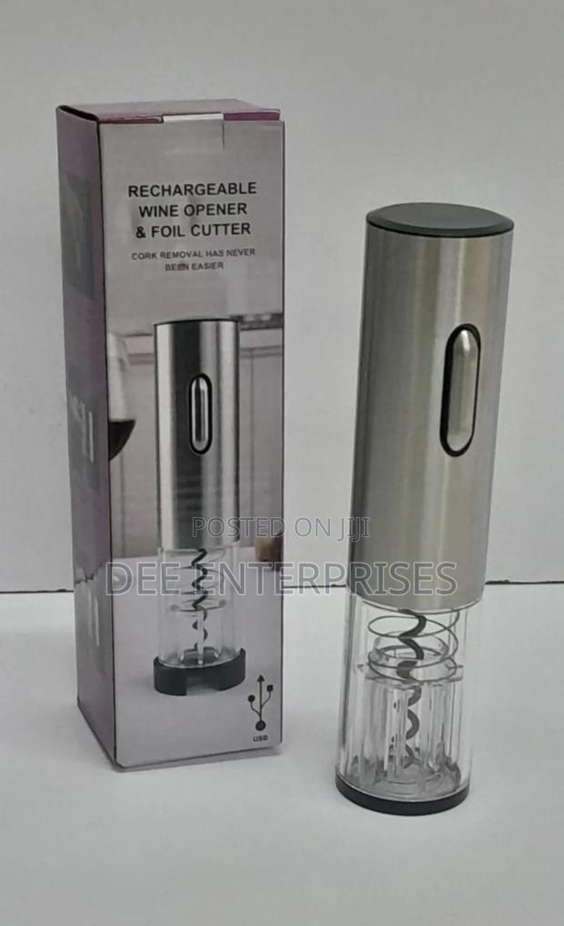 Electric Wine Bottle Opener With Foil Cutter - main view